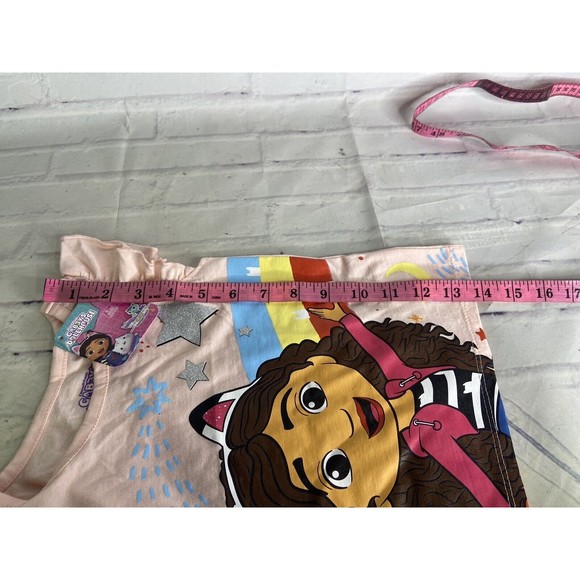 Gabby's Dollhouse Graphic Print Short Sleeve Tee T-Shirt Top Kids Girls 2T - Picture 6 of 6